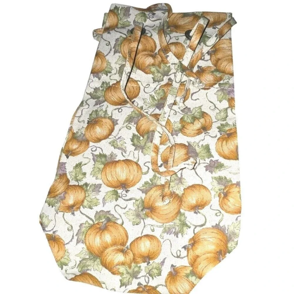 NEW Longaberger Cloth Liner PUMPKIN patch FALL FOLIAGE‎ 2644176 In Bag 8x12